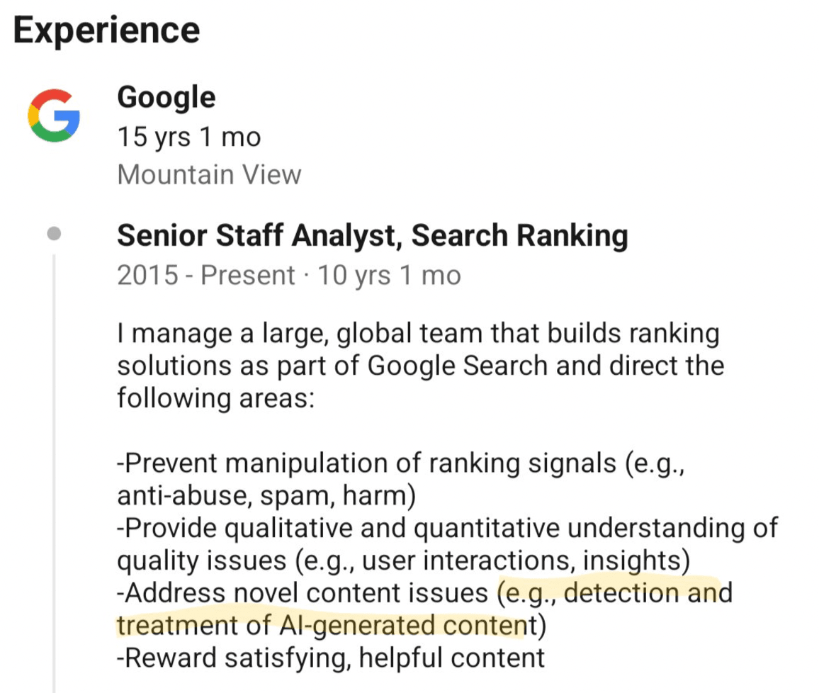 chris nelsons ai experience shown on linkedin