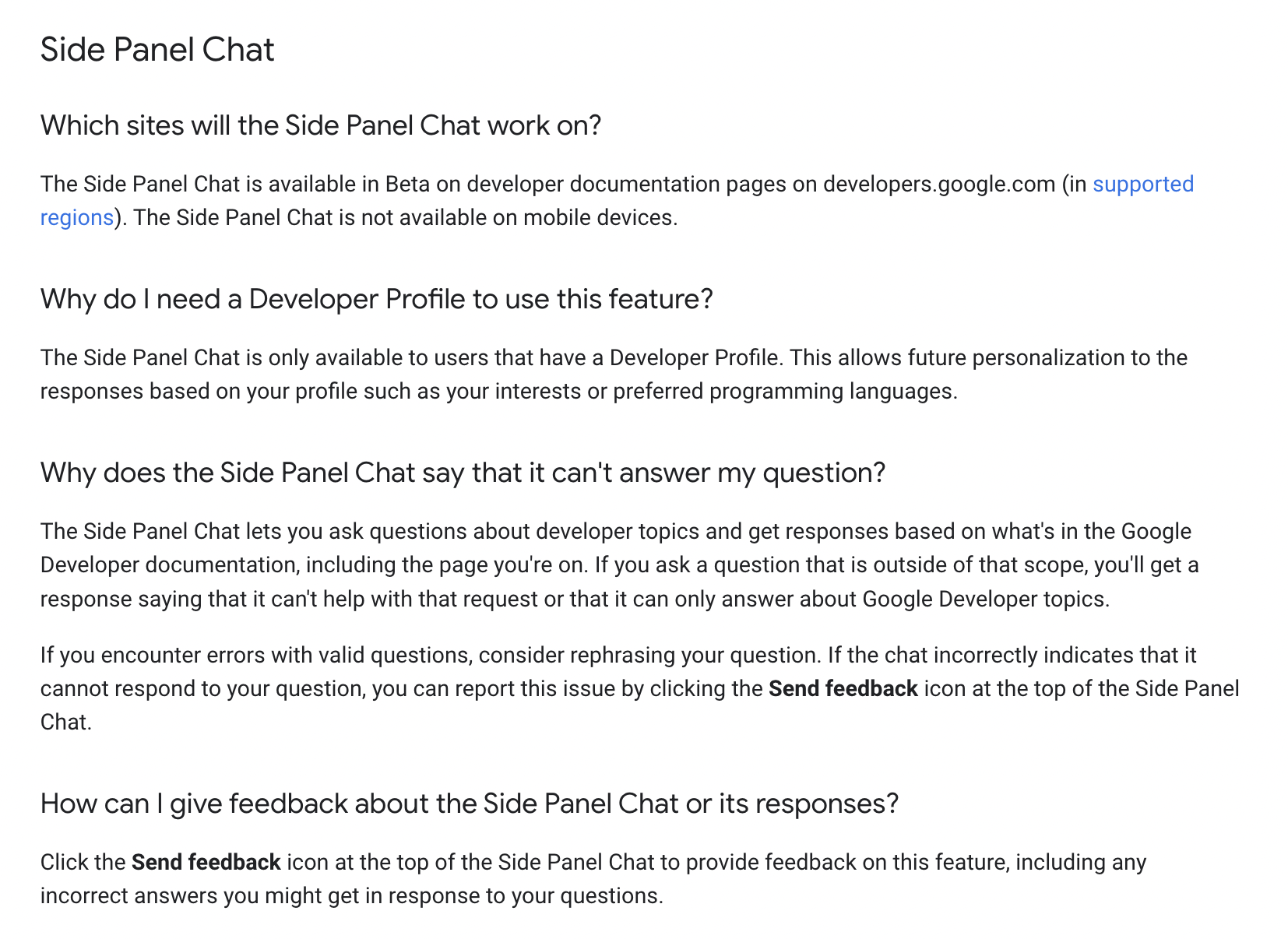 side panel chat documentation