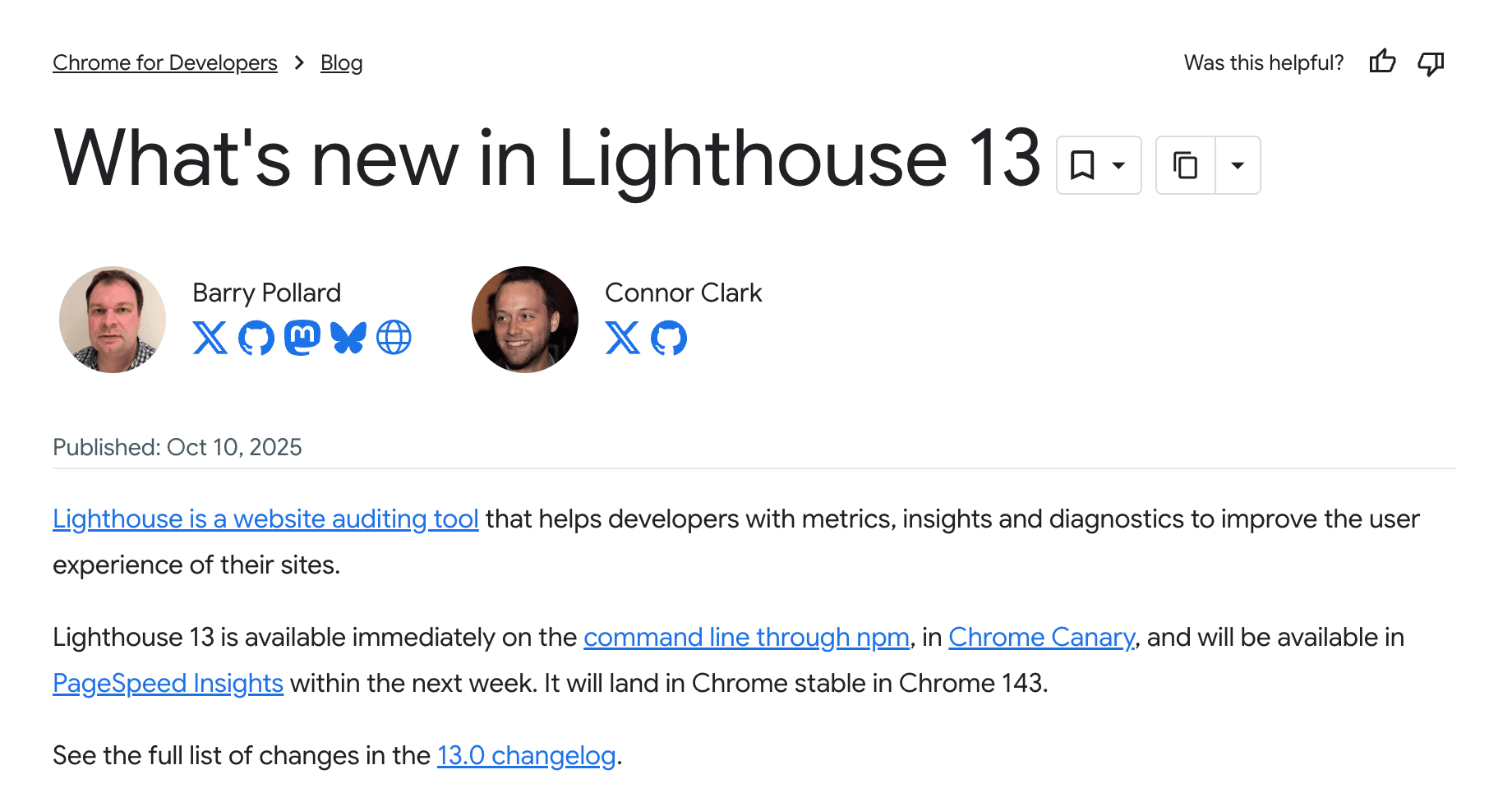 Lighthouse 13 launch