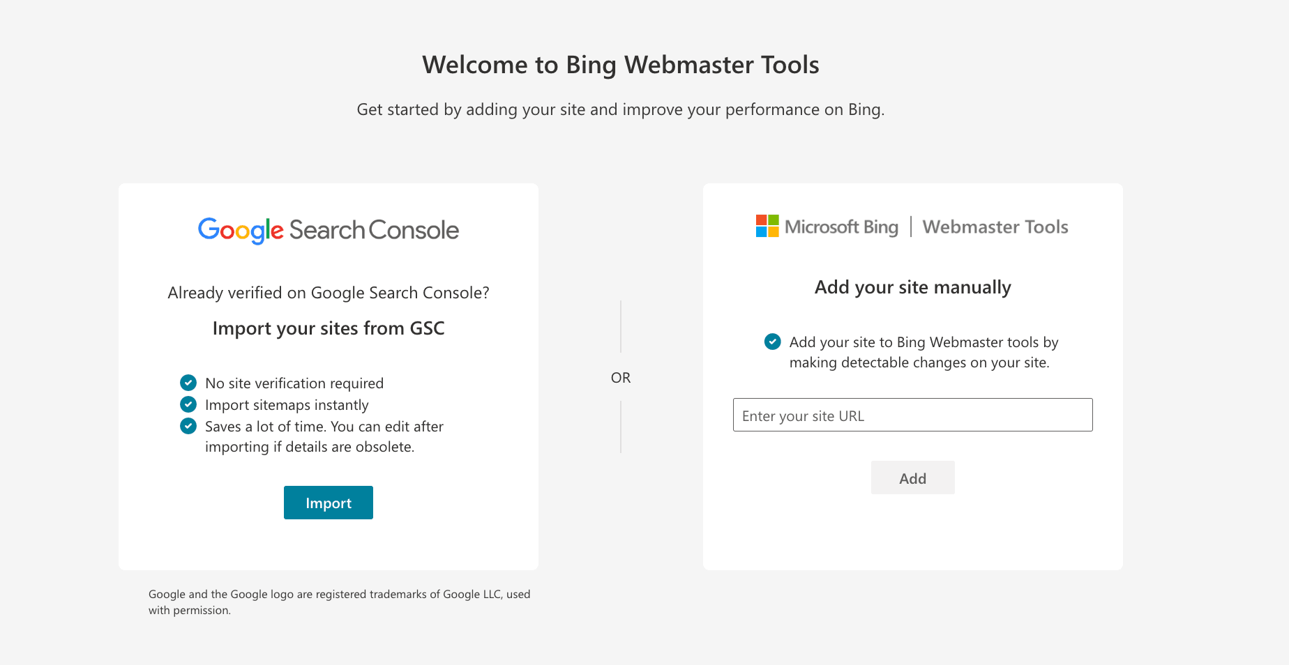 Verification of Website on Bing Webmaster Tools