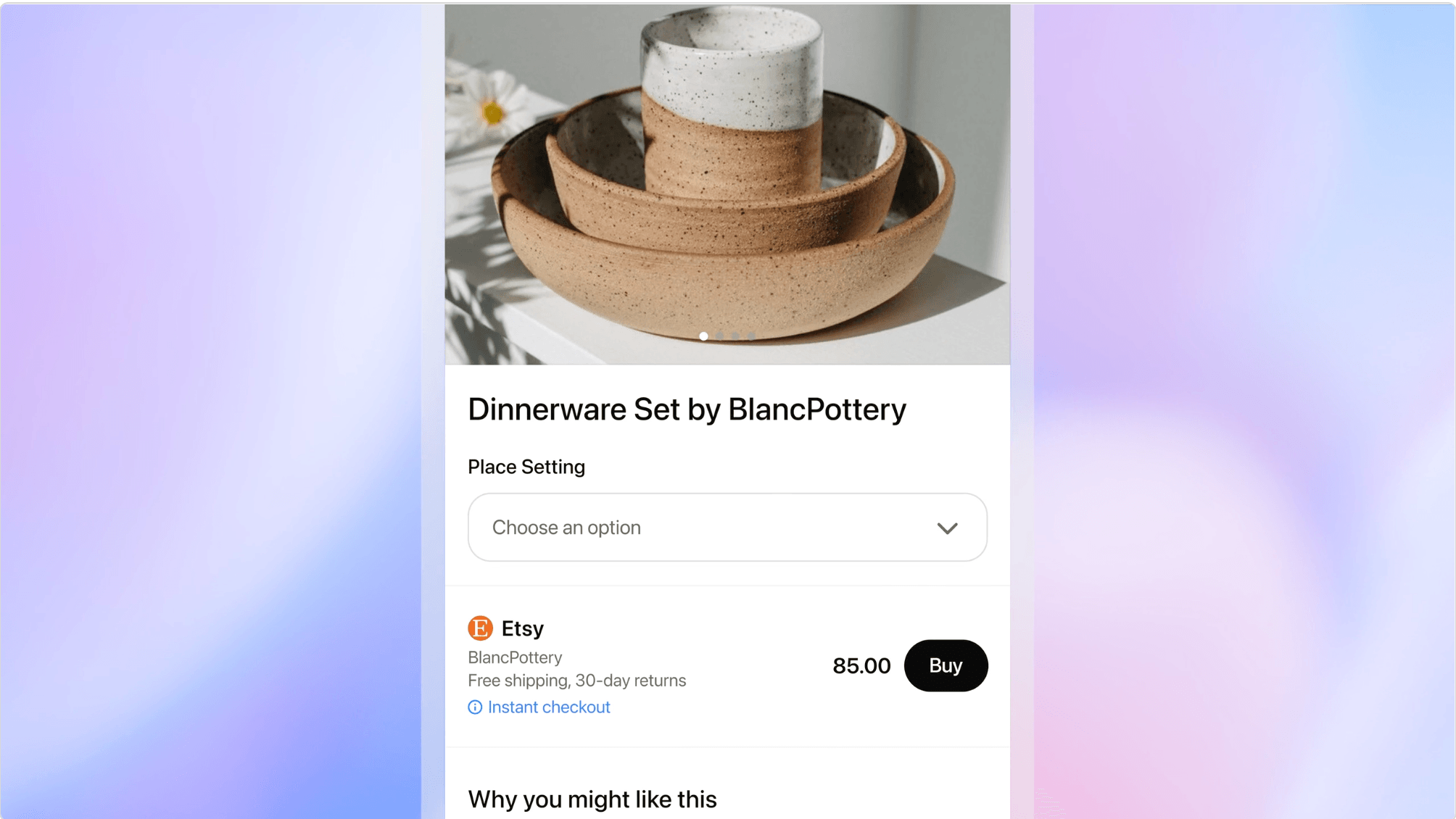 instant checkout chatgpt example