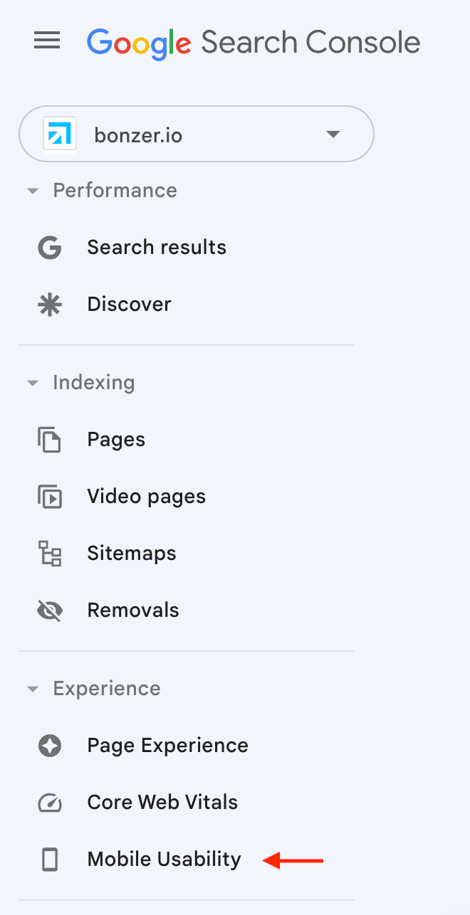 Mobile Usability on Google Search Console