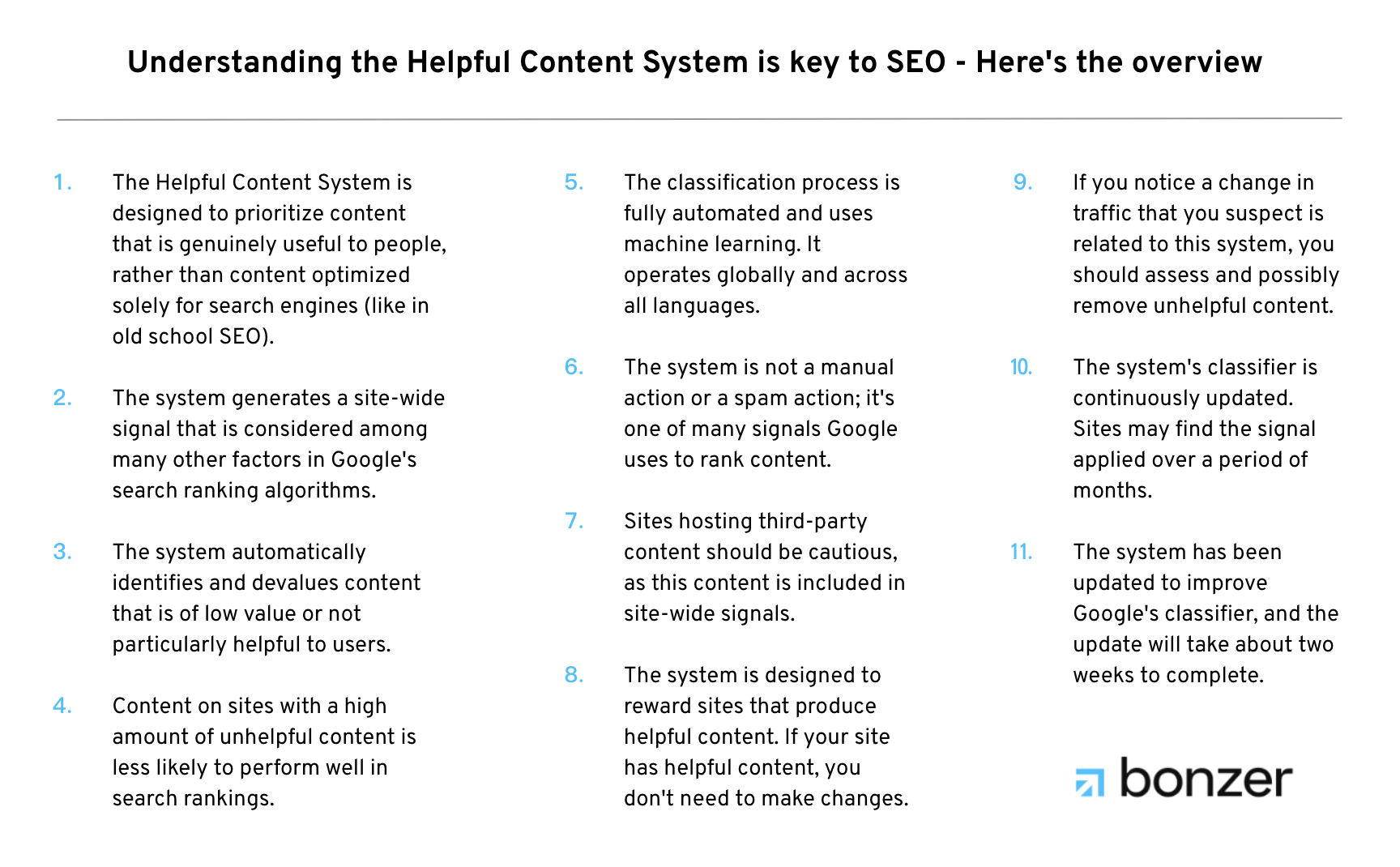 google helpful content system overview