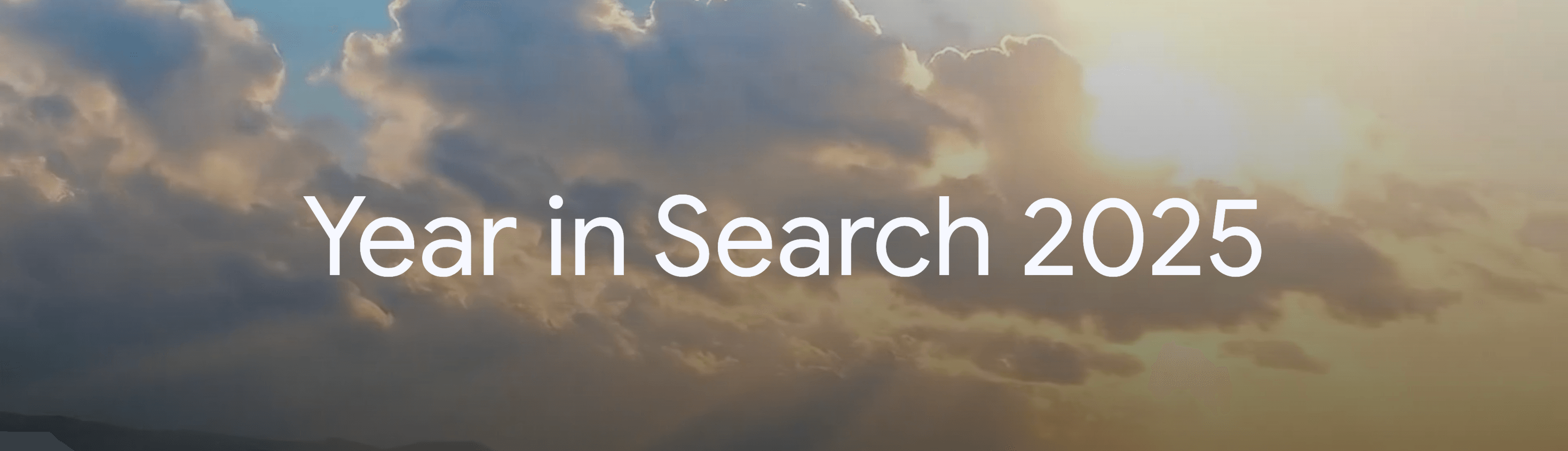 Google Year in Search cover 2025